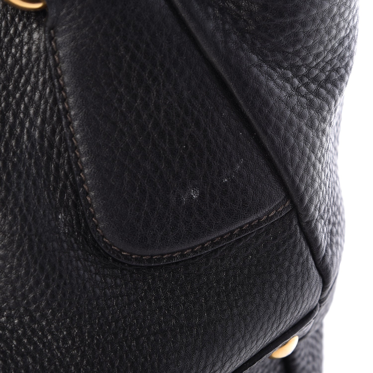 Prada Vitello Daino Buckle Tote Black 13 of 13