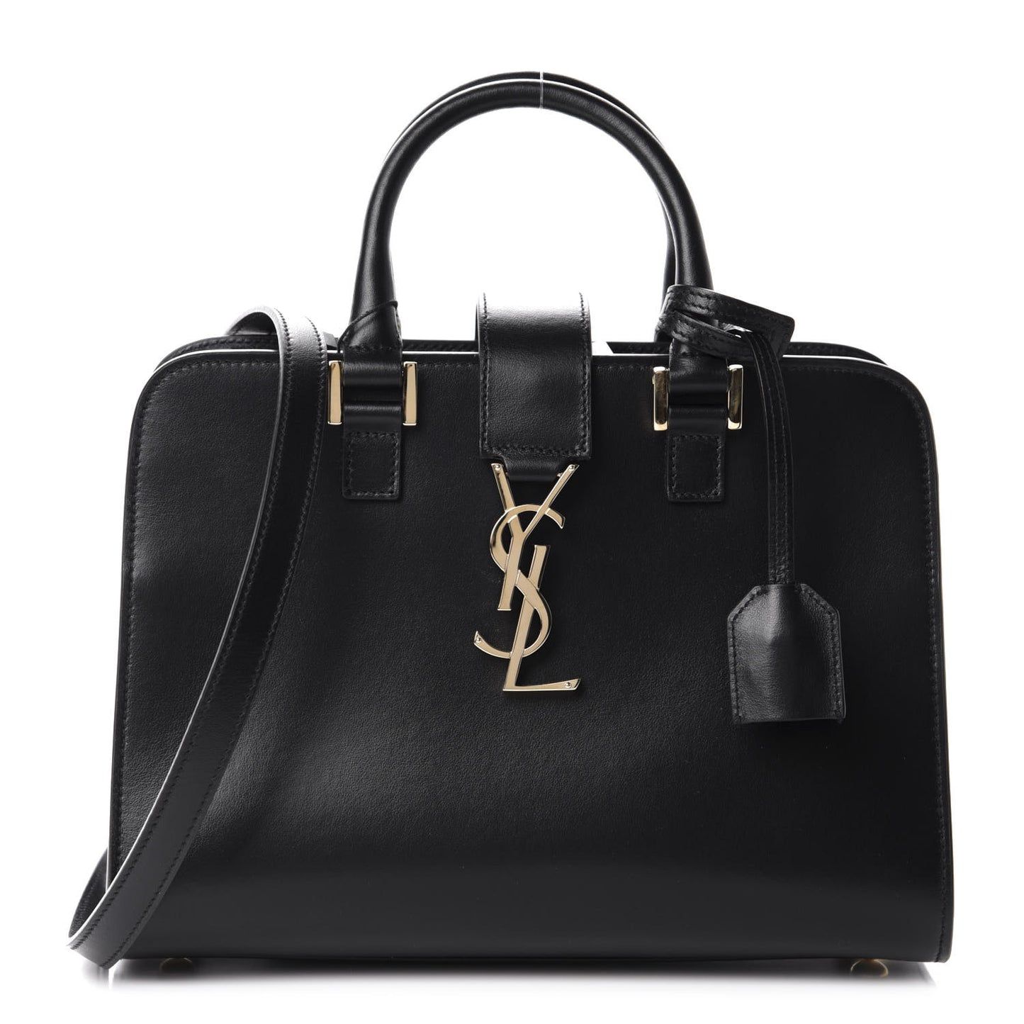 Calfskin Monogram Baby Cabas Black
