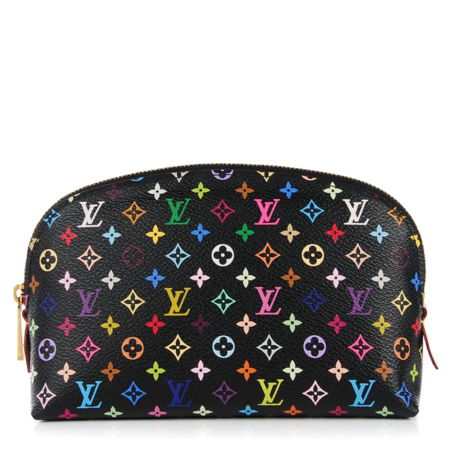 Louis Vuitton Monogram Multicolor Cosmetic Pouch Black Grenade 1 of 7