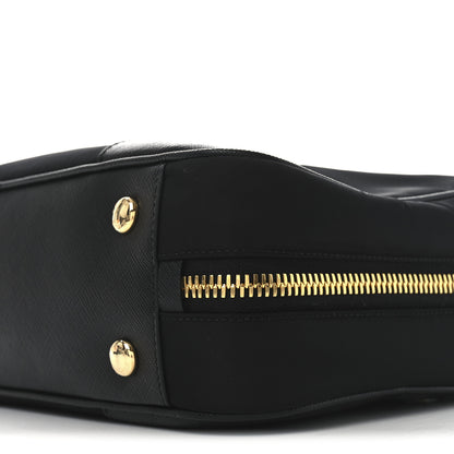 Prada Re-Nylon Saffiano Medium Re-Edition 1978 Two Handle Bag Black 9 of 9