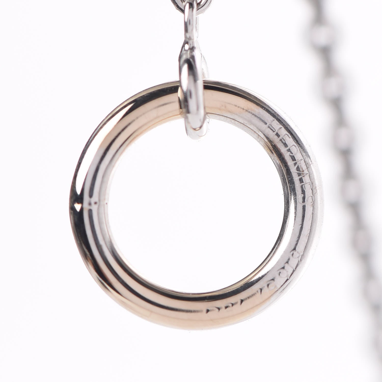 Hermes 18K White Gold Chaine D'Ancre Punk Necklace 5 of 5