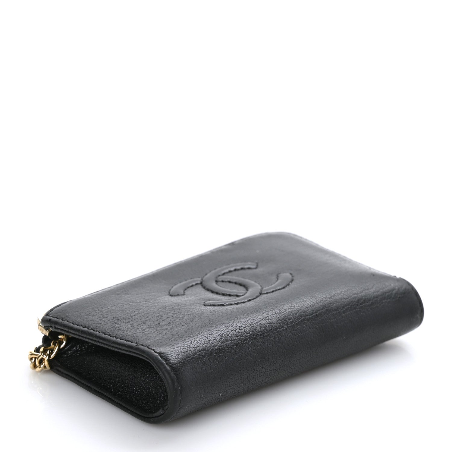Chanel Calfskin CC Key Holder Case Black 4 of 7