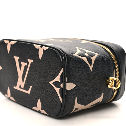Louis Vuitton Empreinte Monogram Giant Vanity PM Black Beige 8 of 8