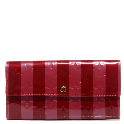 Louis Vuitton Vernis Rayures Sarah Wallet Pomme D'Amour 1 of 8