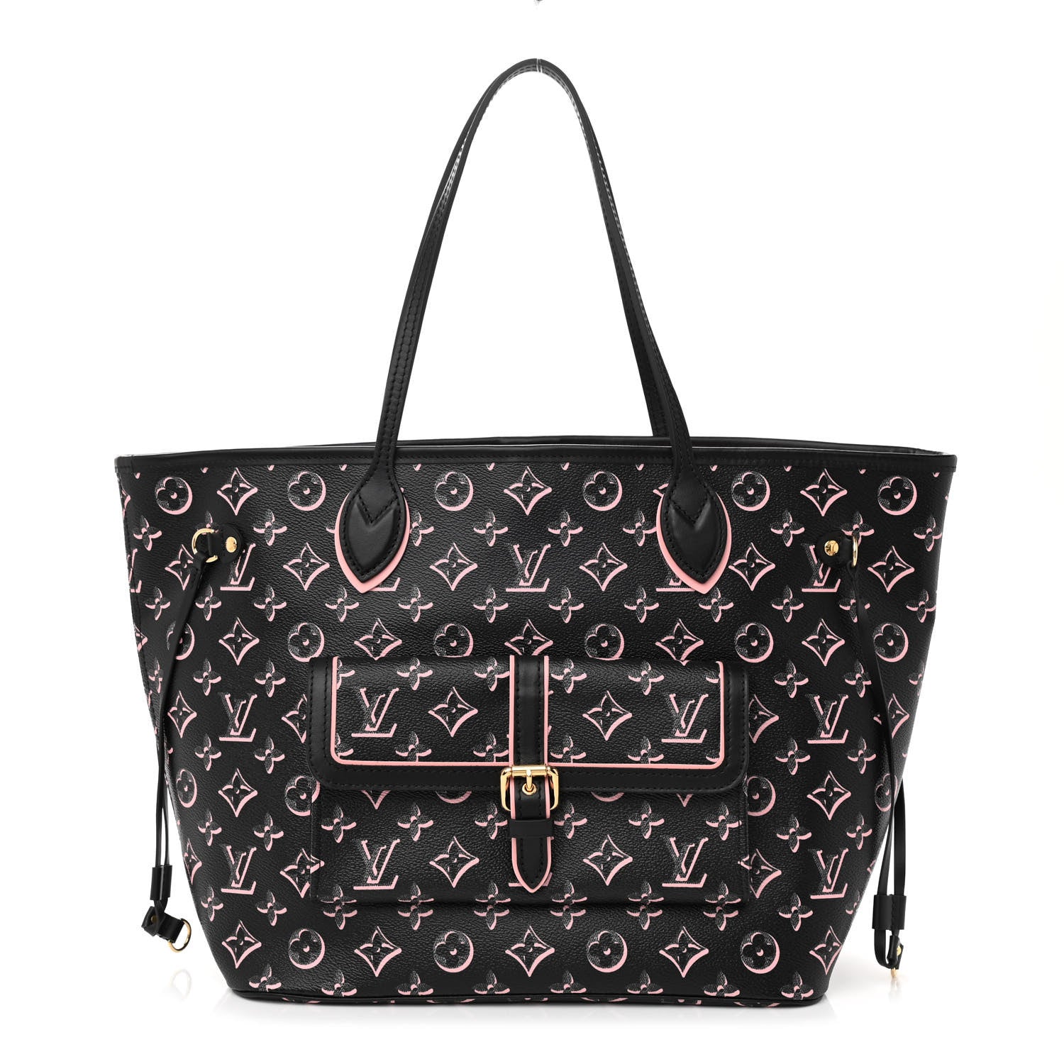 Louis Vuitton Monogram Fall For You Neverfull MM Black 1 of 7