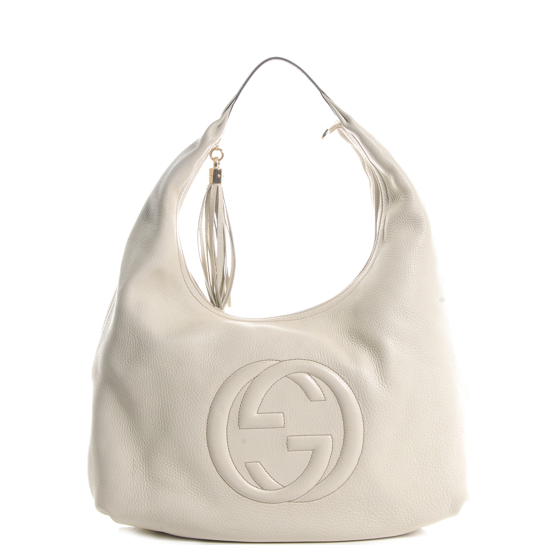 Gucci Cellarius Calfskin Soho Hobo Mystic White 1 of 7