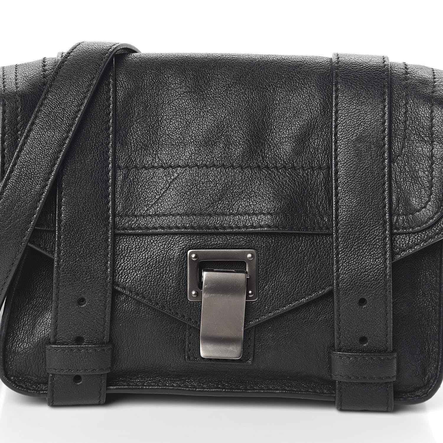 Proenza Schouler Lambskin PS1 Mini Crossbody Black 7 of 9