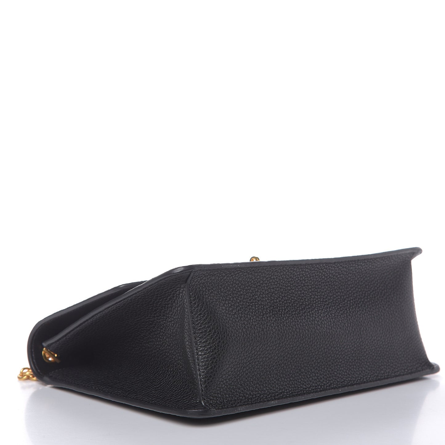 Small Classic Grain Calfskin Darley Black