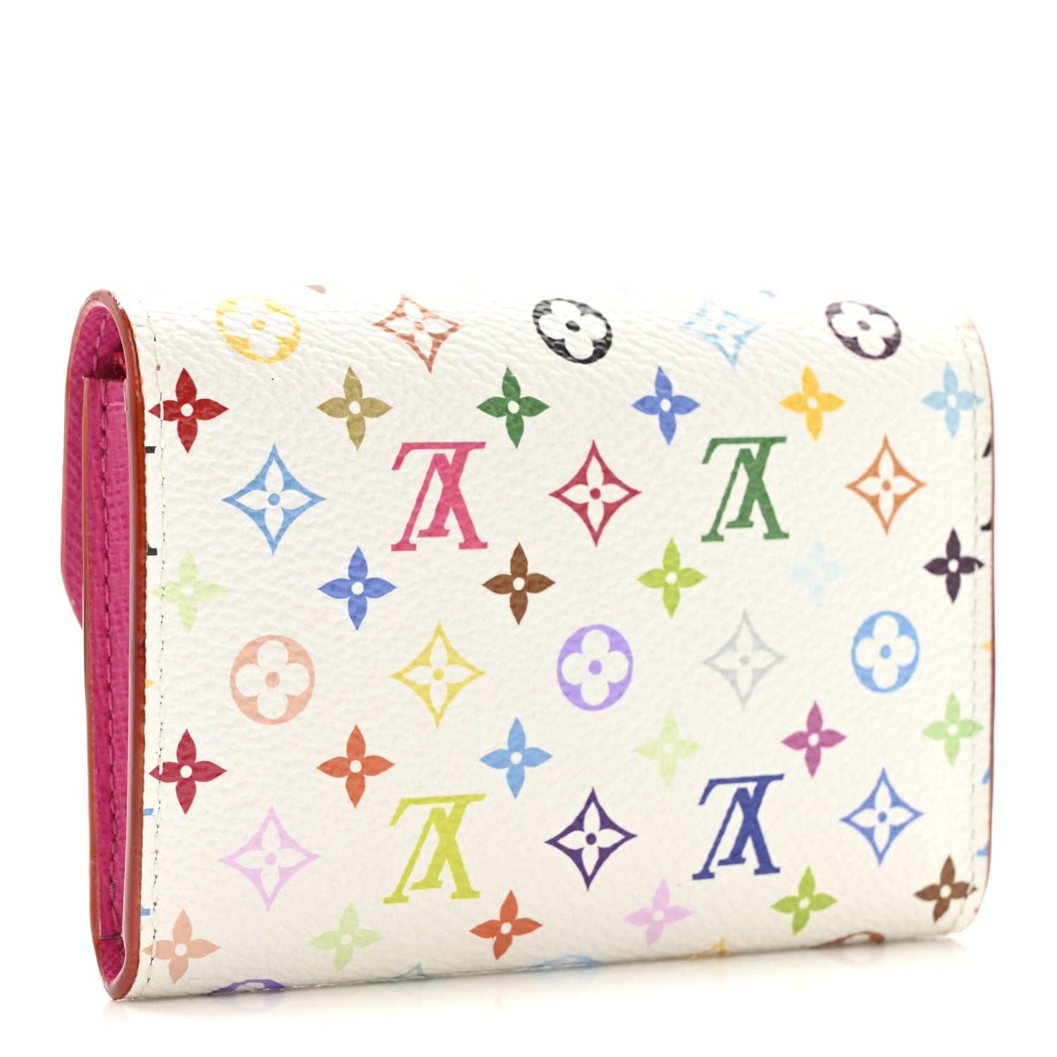 Louis Vuitton LV X TM Monogram Multicolor Rosalie Coin Purse White Kawaii Pink 3 of 7