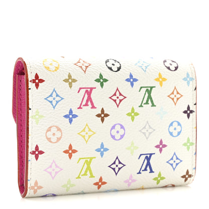 Louis Vuitton LV X TM Monogram Multicolor Rosalie Coin Purse White Kawaii Pink 3 of 7