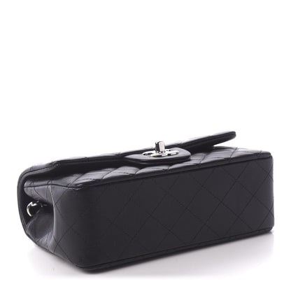 Chanel Lambskin Quilted Mini Rectangular Flap Black 4 of 10