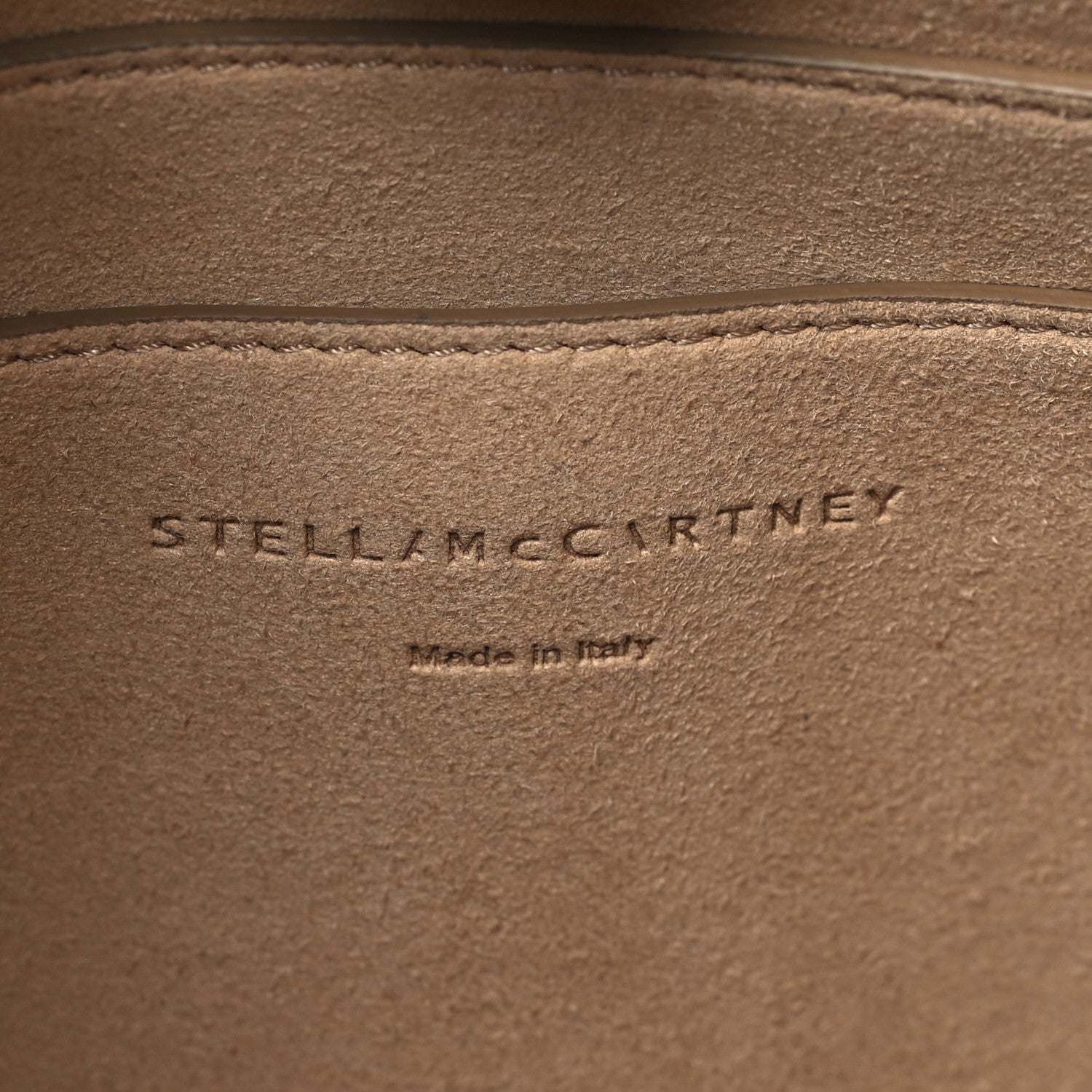 Stella McCartney Eco Alter Nappa Perforated Logo Mini Crossbody Banana 6 of 8