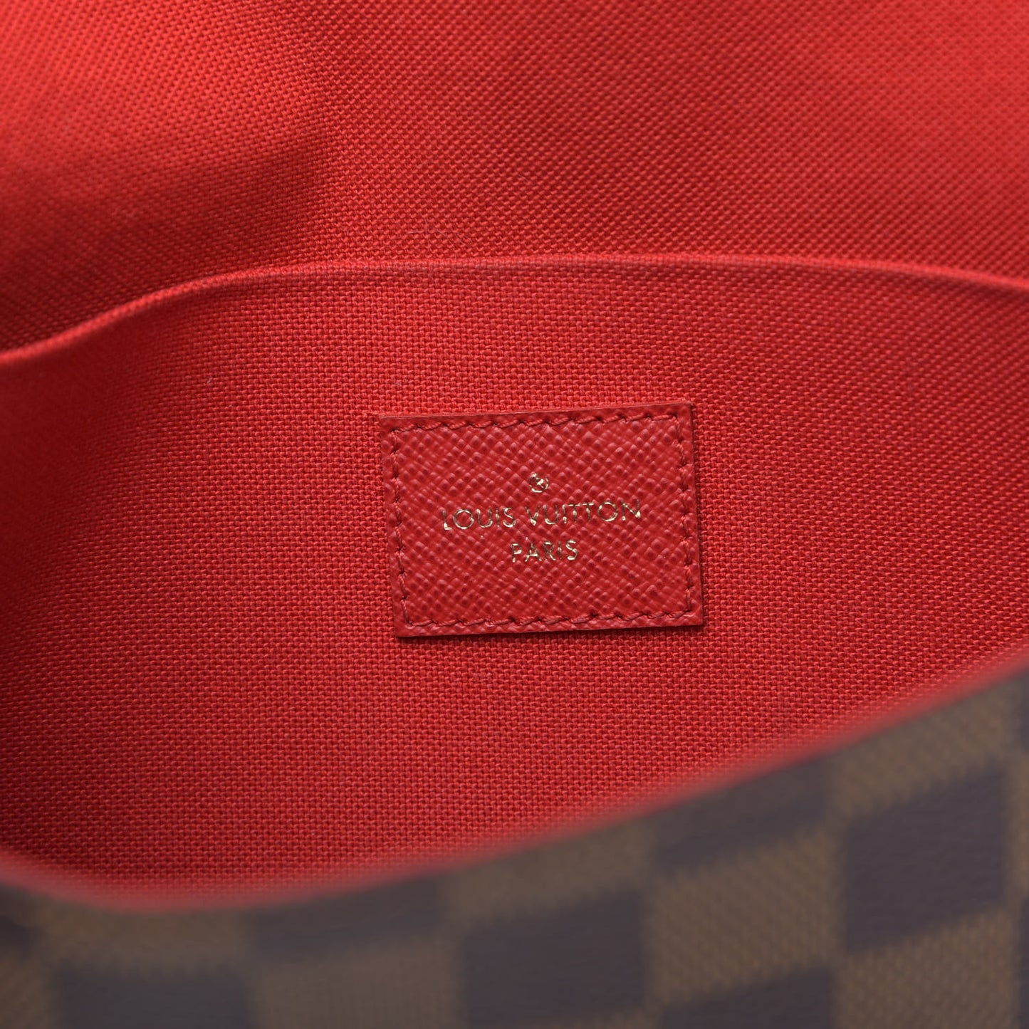 Damier Ebene Pochette Felicie Chain Wallet