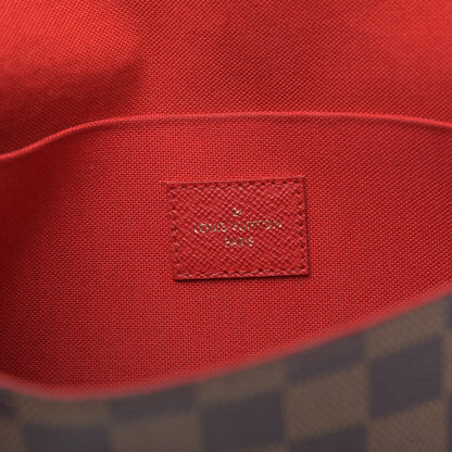 Louis Vuitton Damier Ebene Pochette Felicie Chain Wallet 6 of 14