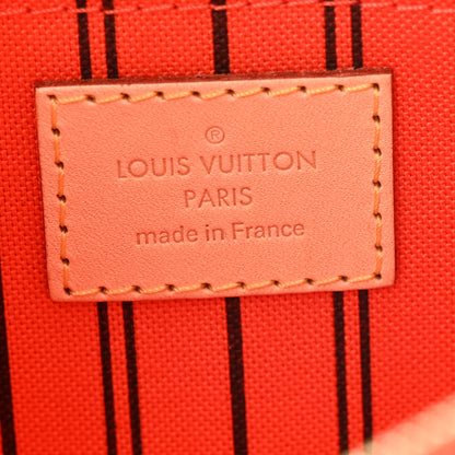 Louis Vuitton Monogram Neverfull MM GM Pochette Piment 6 of 10