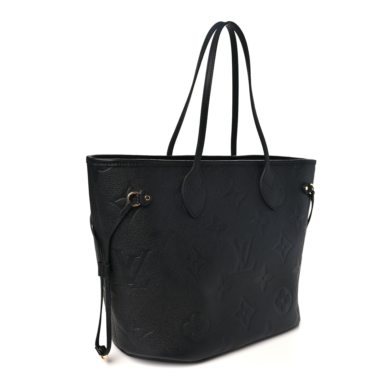 Louis Vuitton Empreinte Monogram Giant Neverfull MM Black 4 of 9