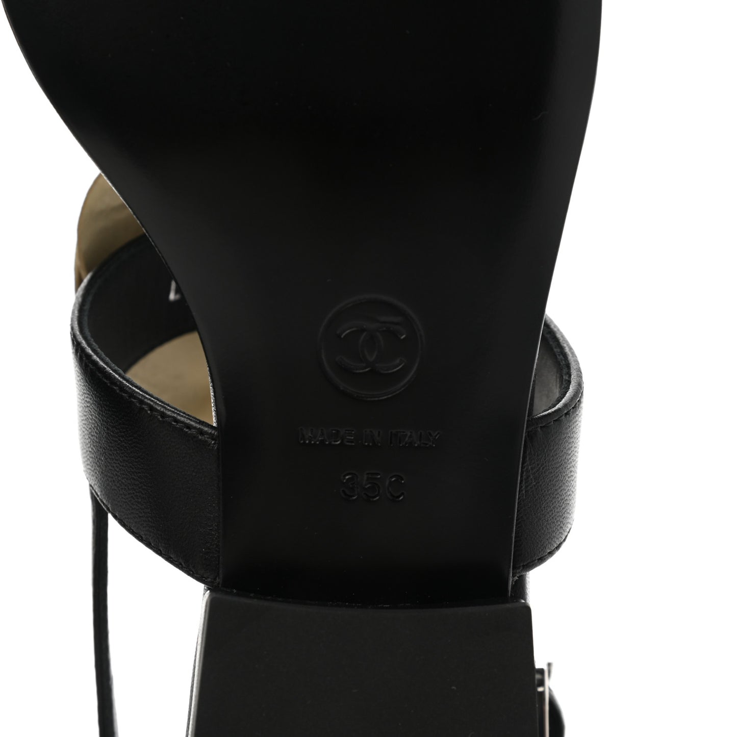 Lambskin Camellia Thong Sandals 35 Black White