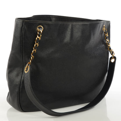 Chanel Caviar CC Shoulder Bag Black 3 of 8