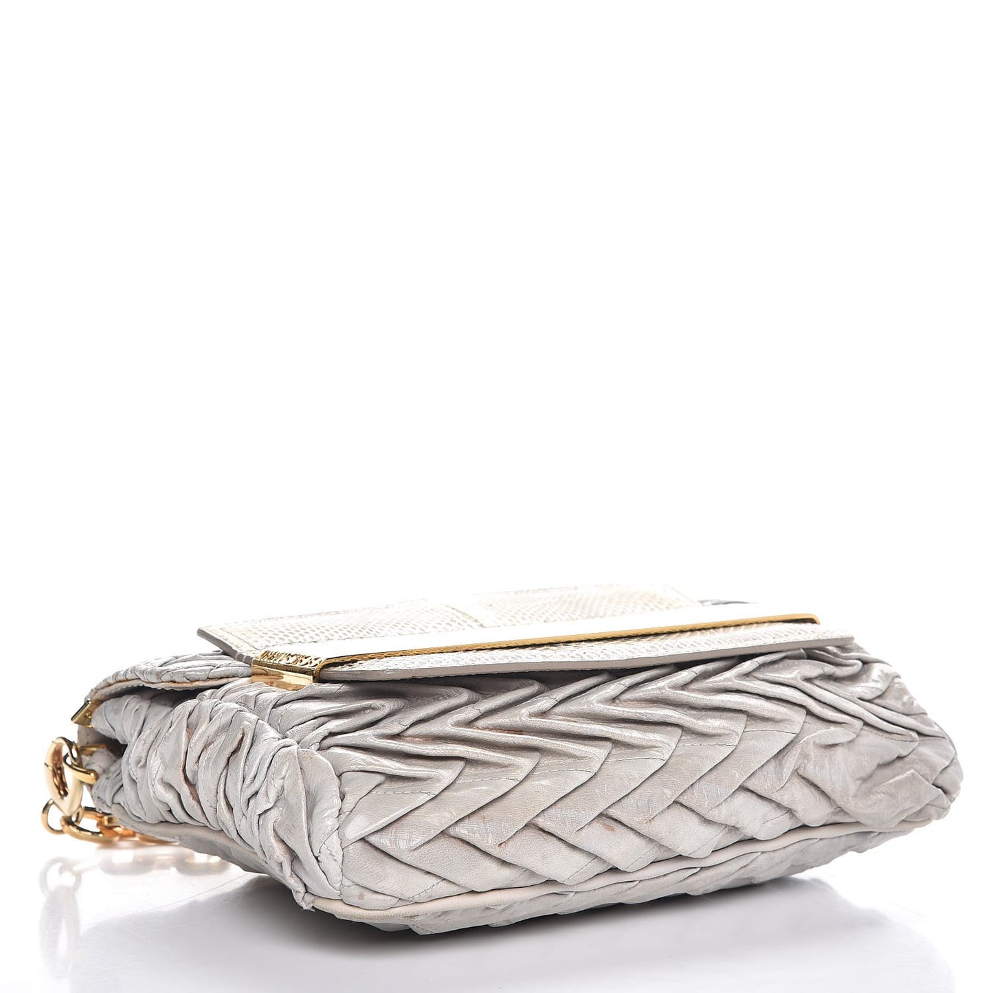 Eel Skin Python Carolina Clutch