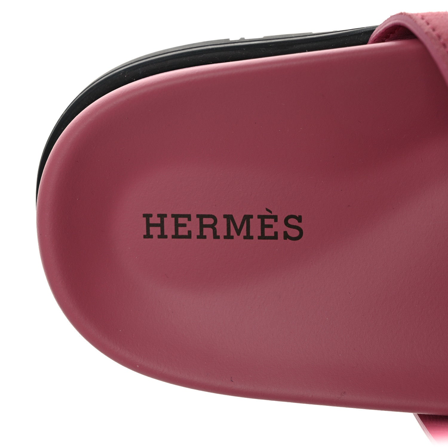 Hermes Suede Goatskin Womens Chypre Sandals 37 Rose Aphrodite 7 of 9