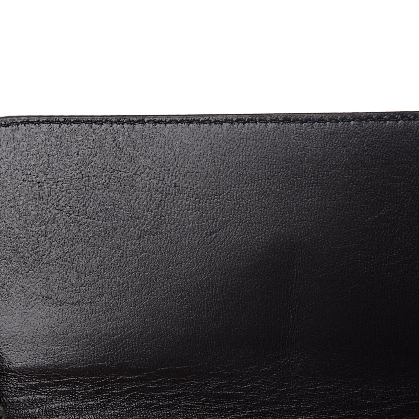 Calfskin 4G Flap Pouch Black