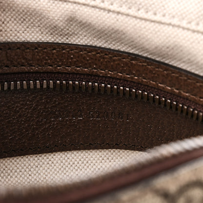 Gucci GG Supreme Monogram Calfskin Web Small Ophidia Messenger Bag Beige Ebony New Acero 7 of 11
