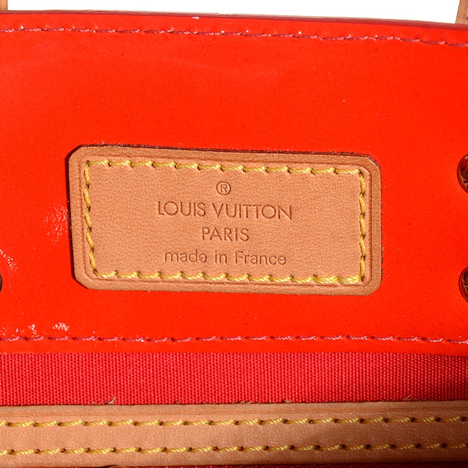 Louis Vuitton Vernis Reade PM Rouge 6 of 7