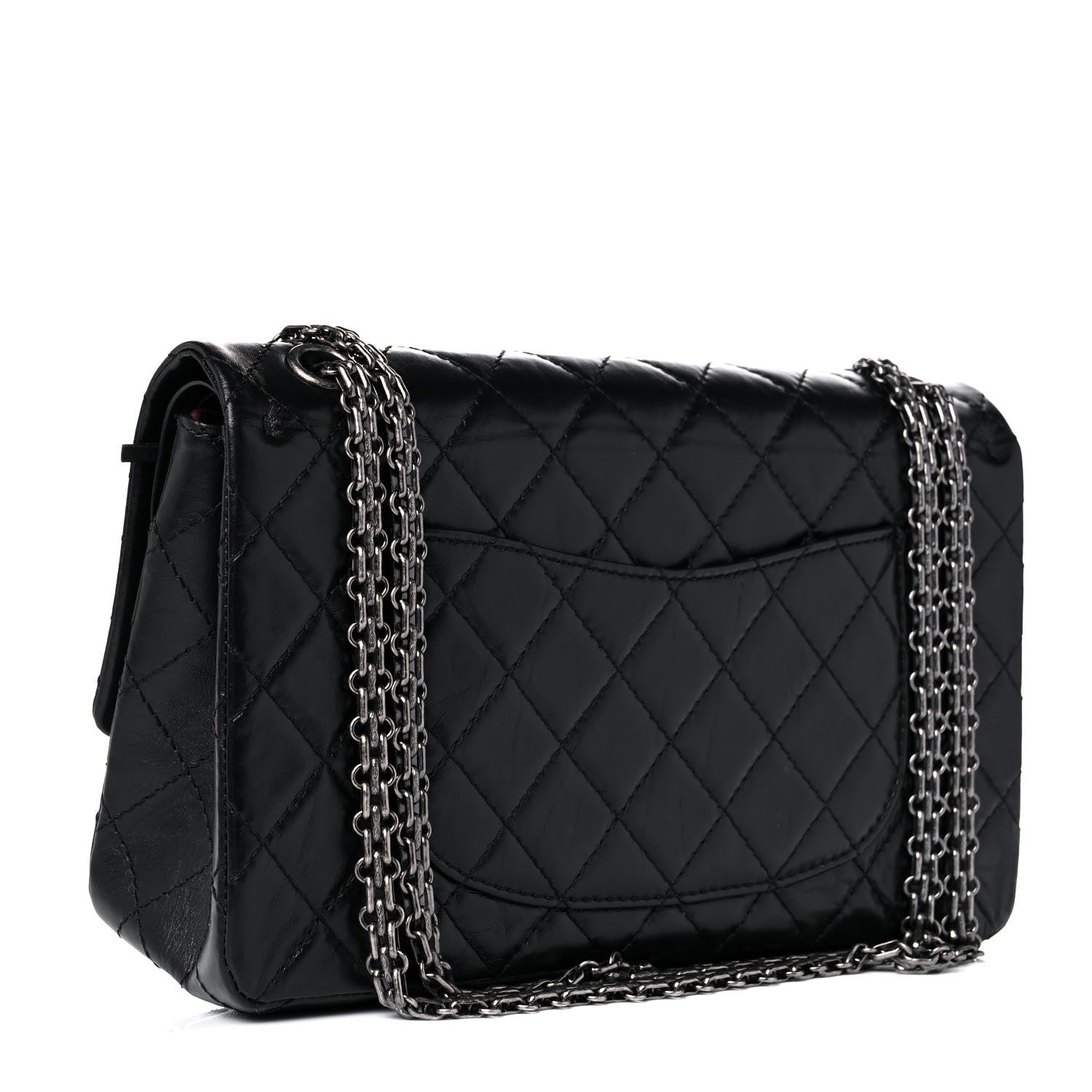 Chanel Aged Calfskin Quilted 2.55 Reissue 226 Flap Black 3 of 18