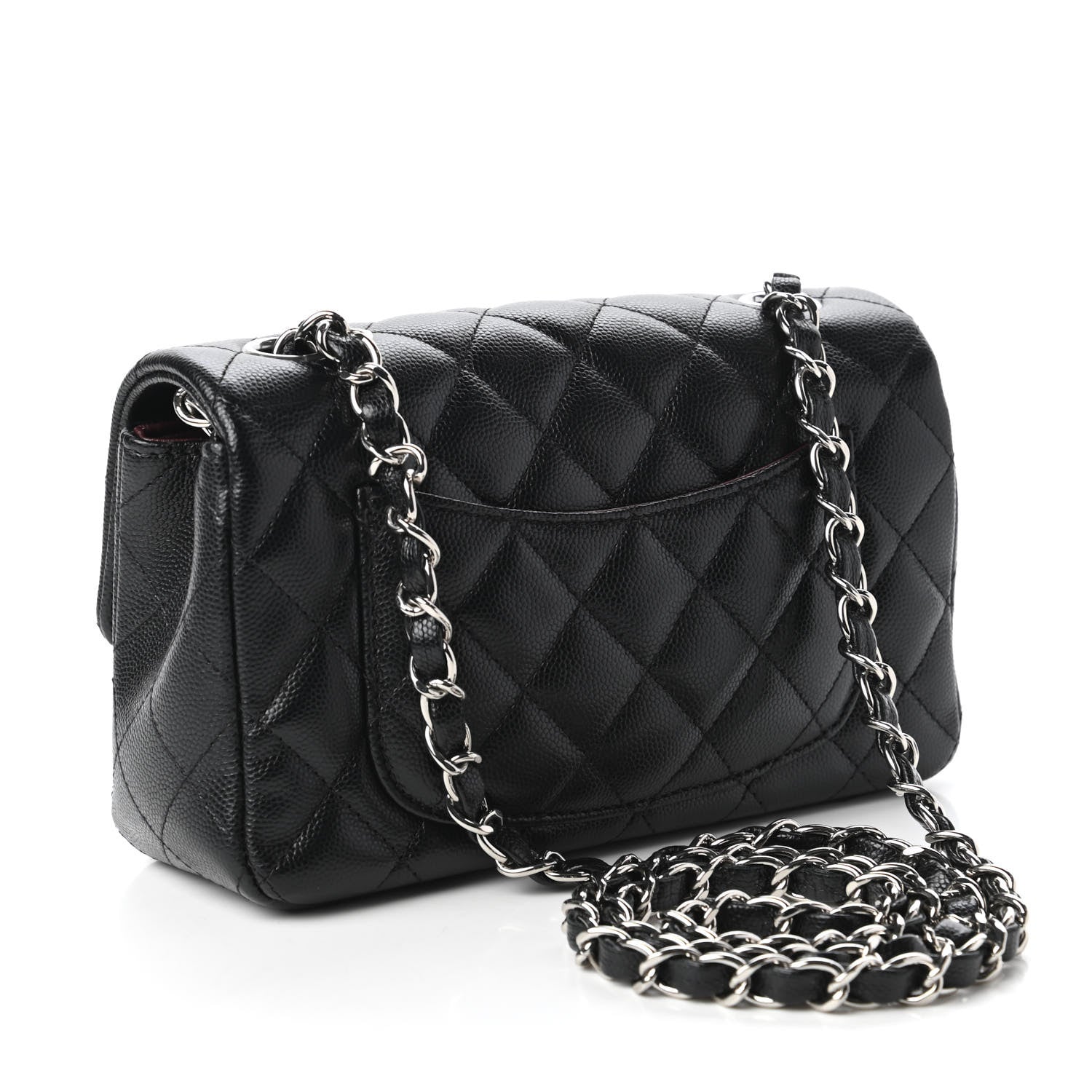 Chanel Caviar Quilted Mini Rectangular Flap Black 3 of 11
