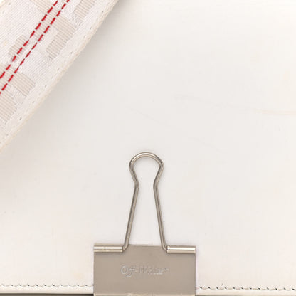 Off-White Calfskin Binder Clip Bag White 8 of 16