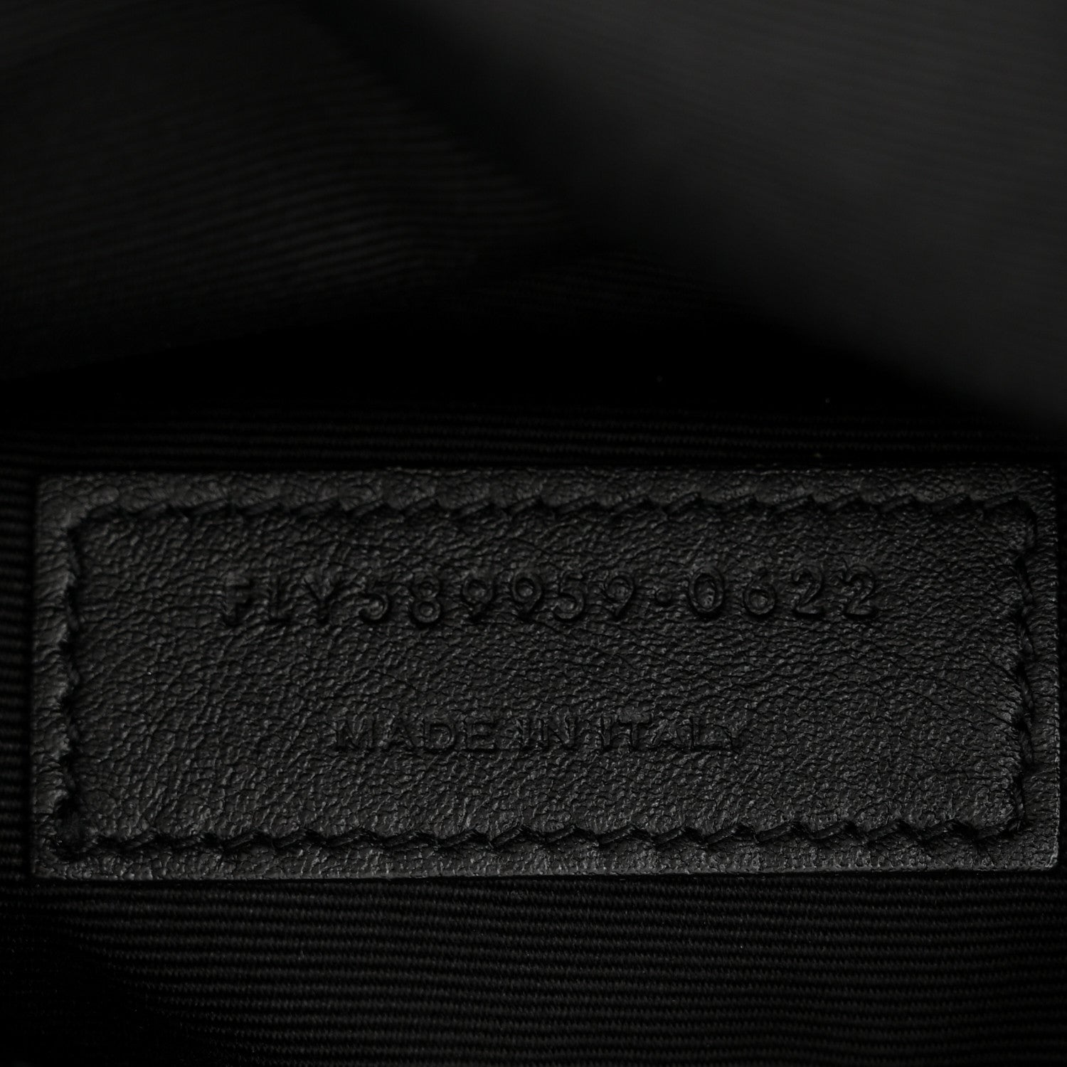 Saint Laurent Grain De Poudre Monogram Belt Bag Black 7 of 12