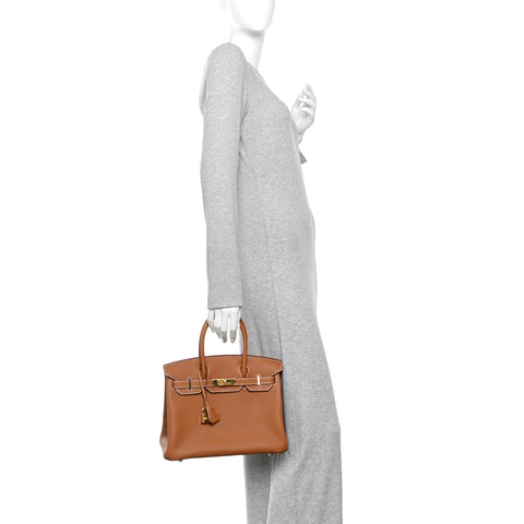 Togo Birkin 30 Gold