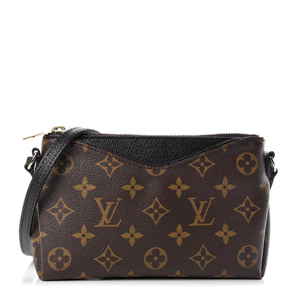 Louis Vuitton Monogram Pallas Crossbody Black 1 of 10