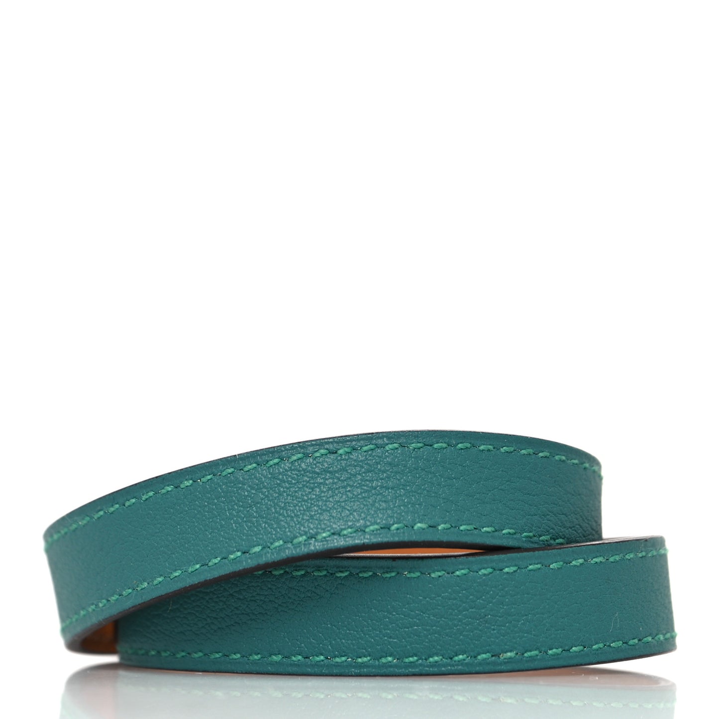Chevre Mysore Kelly Double Tour Bracelet M Malachite