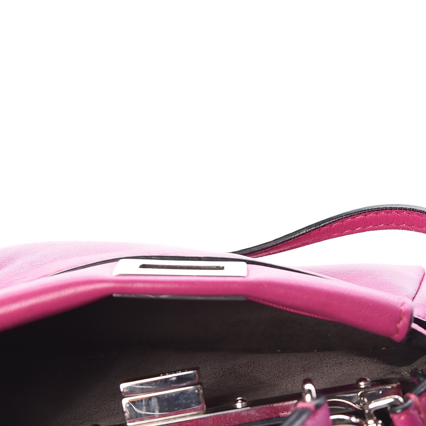 Nappa Micro Peekaboo Iconic Satchel Magenta
