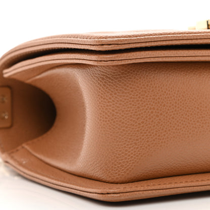 Chanel Caviar Quilted Small Boy Flap Brown 9 of 11