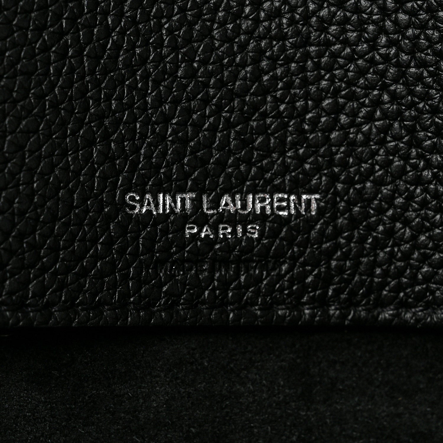 Saint Laurent Grained Calfskin Large Souple Sac De Jour Black 6 of 10