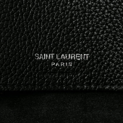 Saint Laurent Grained Calfskin Large Souple Sac De Jour Black 6 of 10
