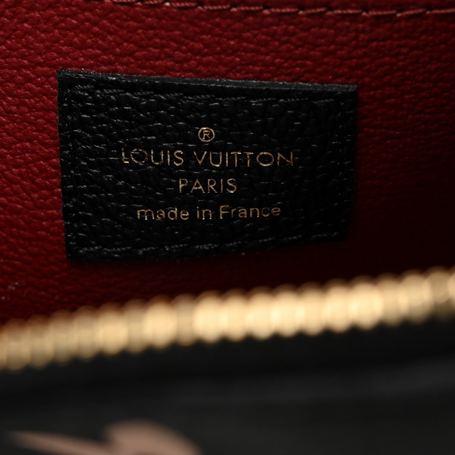Louis Vuitton Empreinte Monogram Giant Cosmetic Pouch Black Beige 6 of 6