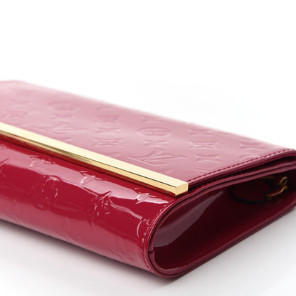 Louis Vuitton Vernis Ana Clutch Rose Indien 8 of 11