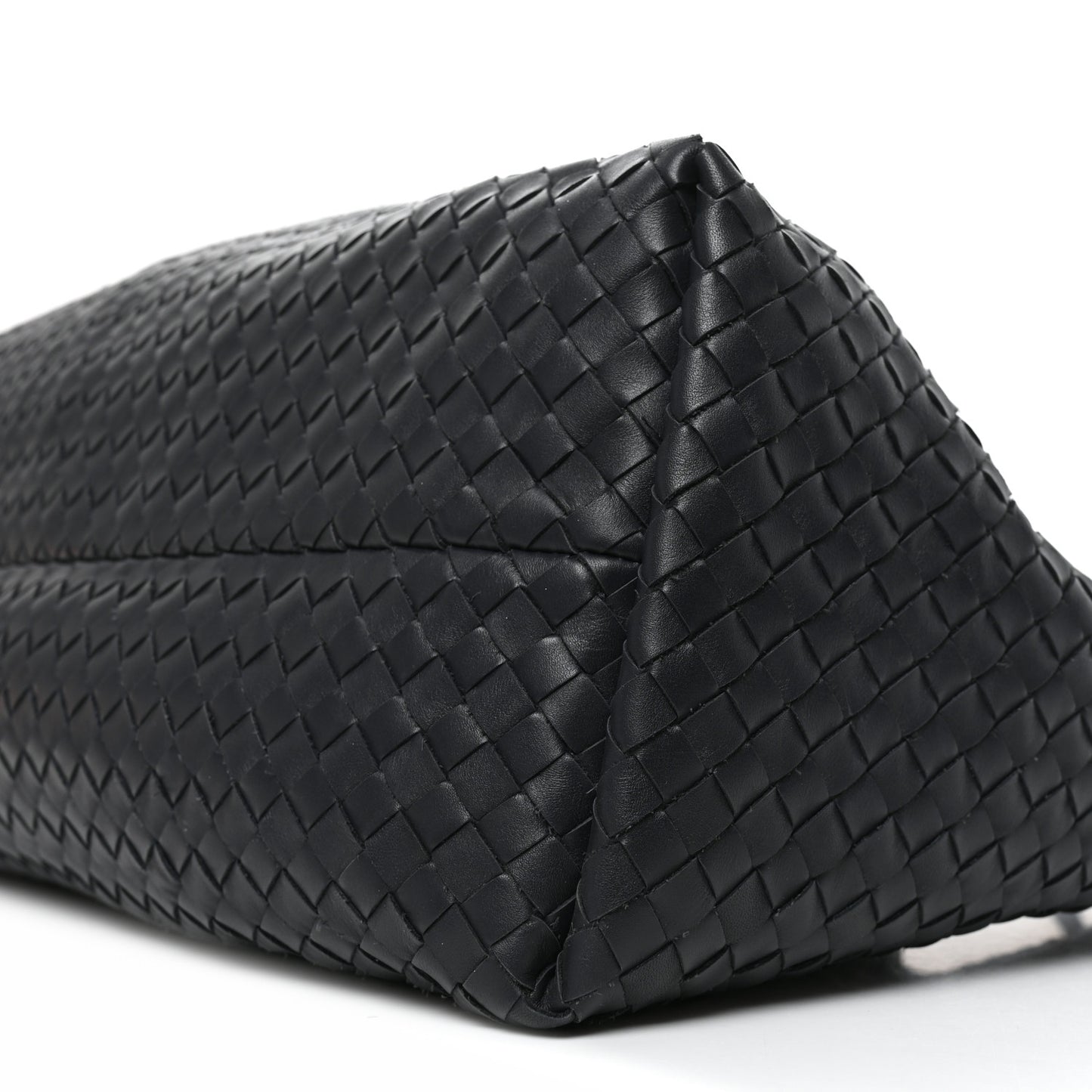 Calfskin Intrecciato Large Pinacoteca Reversible Tote Midnight Basalt Nocturnal Mud