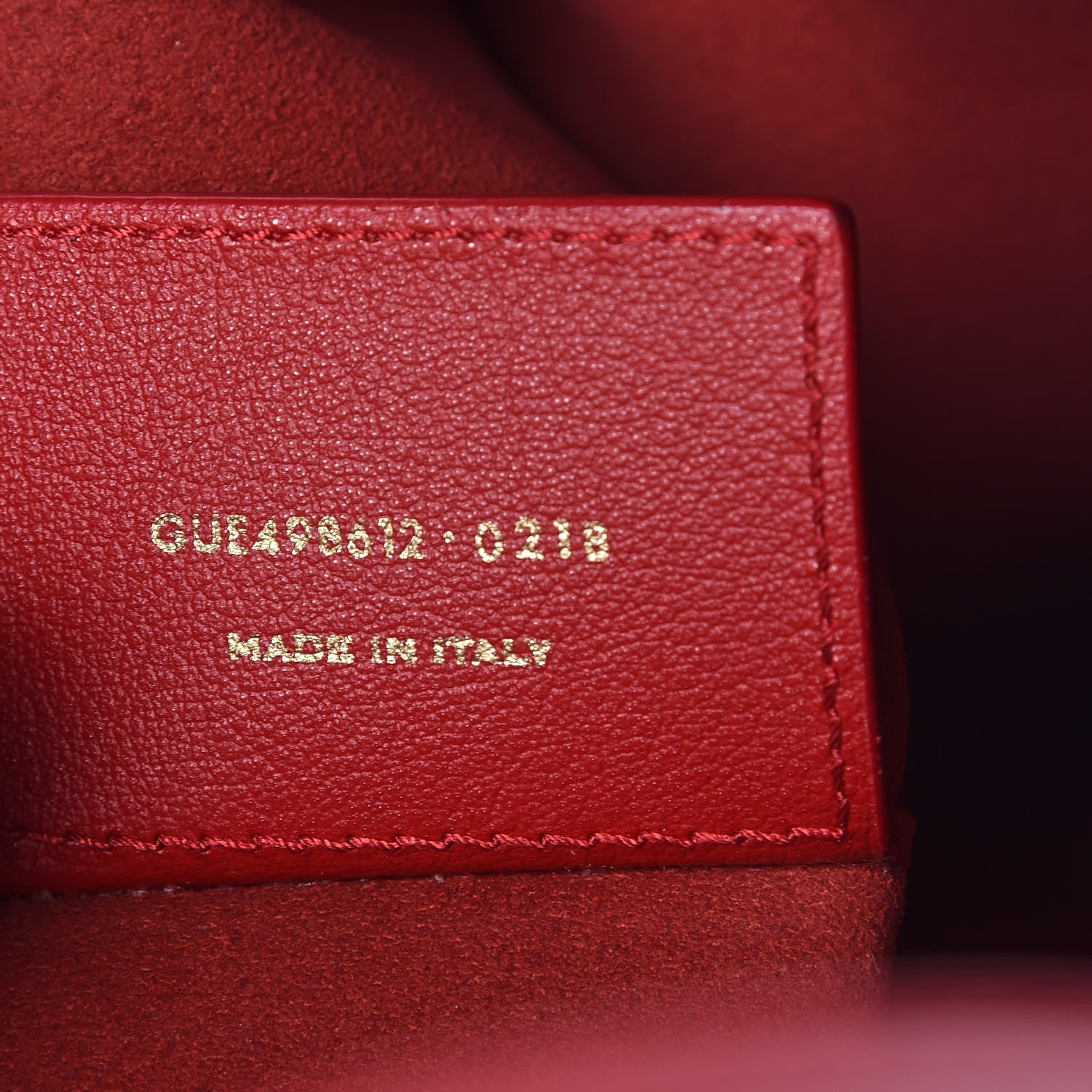 Saint Laurent Calfskin Toy Shopping Tote Rouge Eros 7 of 10