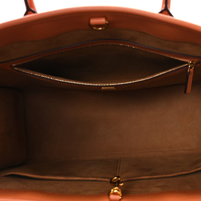 MCM Calfskin Large Munchen Tote Cognac 5 of 11