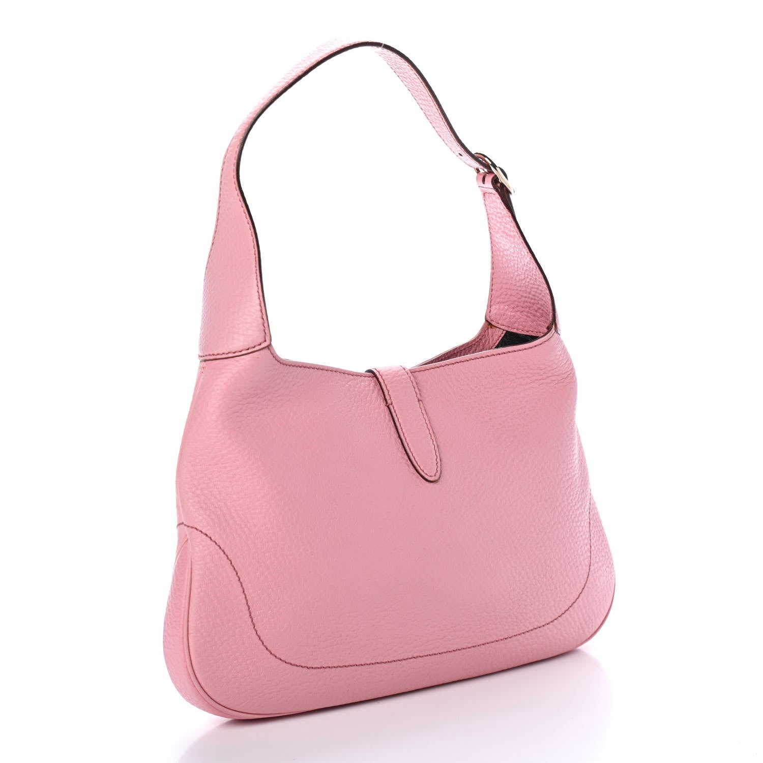 Gucci Calfskin Small Jackie O Hobo Pink 2 of 4