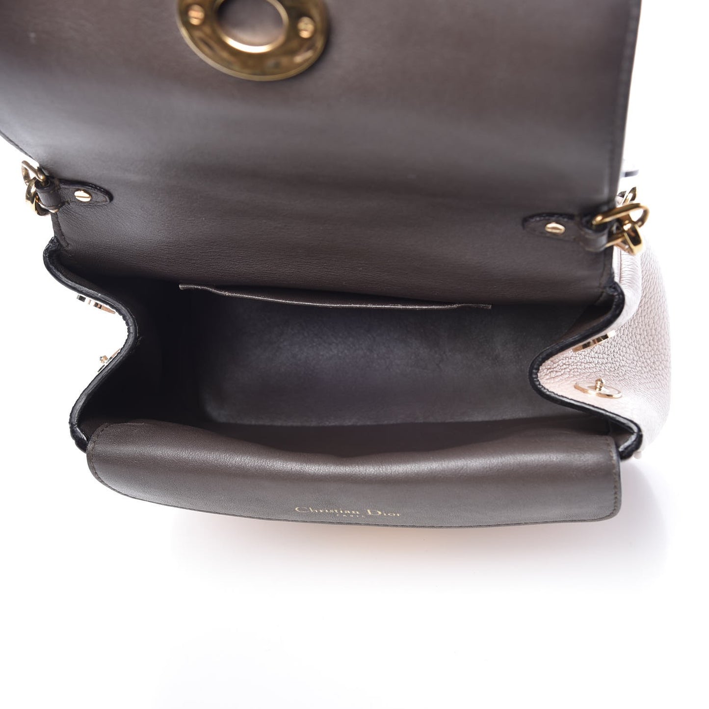 Bullcalf Mini Be Dior Flap Rose Poudre