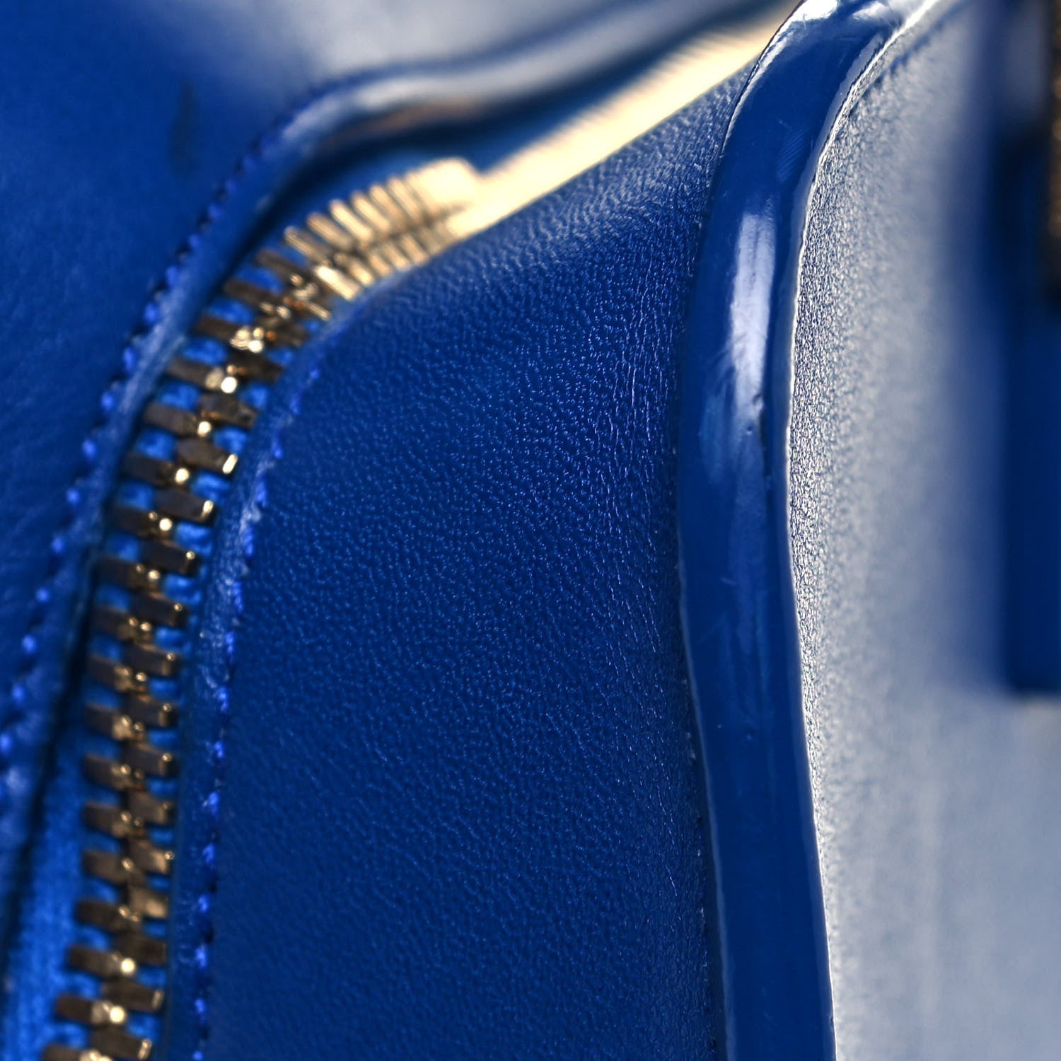 Saint Laurent Calfskin Monogram Baby Cabas Blue 17 of 17