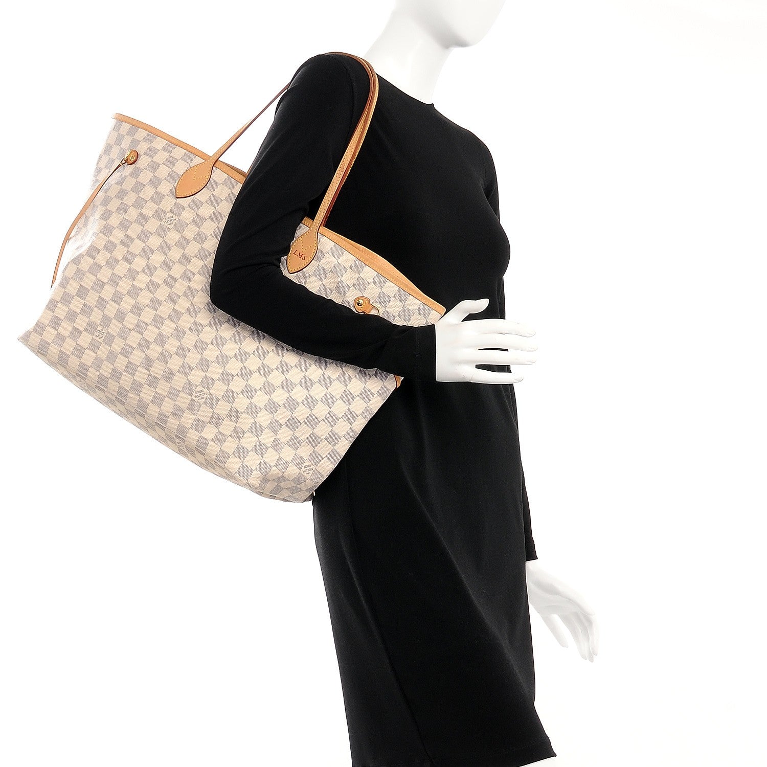 Louis Vuitton Damier Azur Neverfull GM 2 of 10
