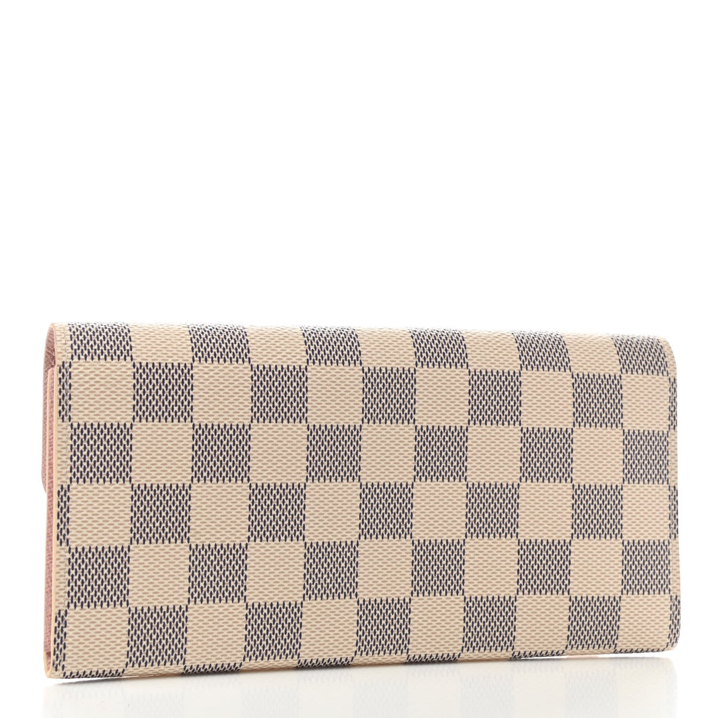 Damier Azur Emilie Wallet Rose Ballerine