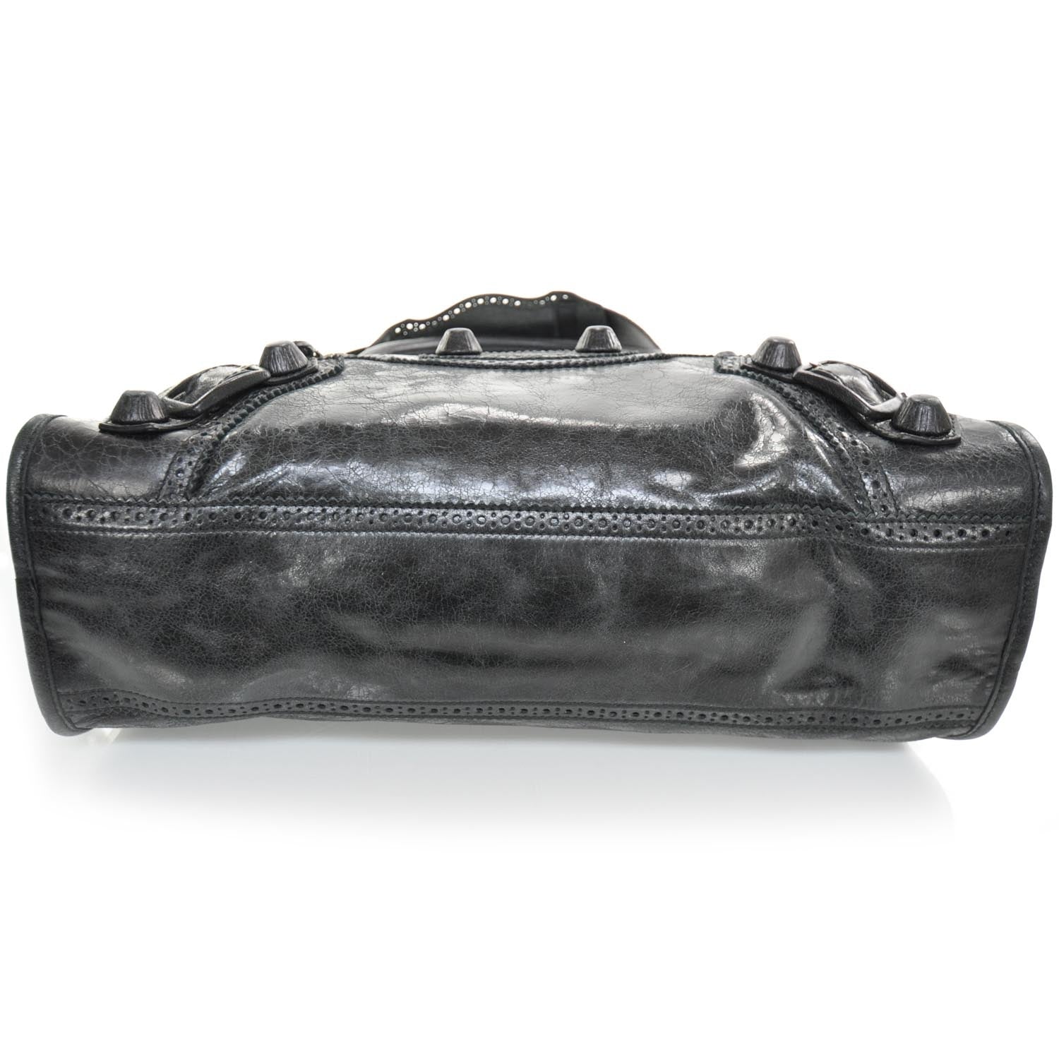 Balenciaga Agneau Giant Brogues Hardware City Black 4 of 10
