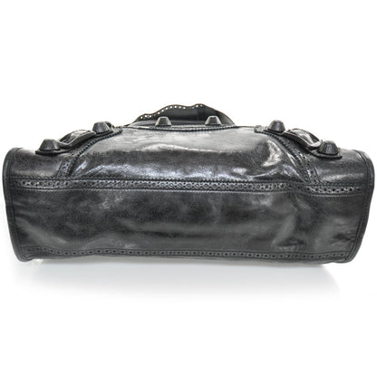 Balenciaga Agneau Giant Brogues Hardware City Black 4 of 10